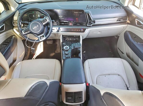 KNDPVCAGXP7106776 2023 KIA SPORTAGE Бирюзовый Вид панели приборов