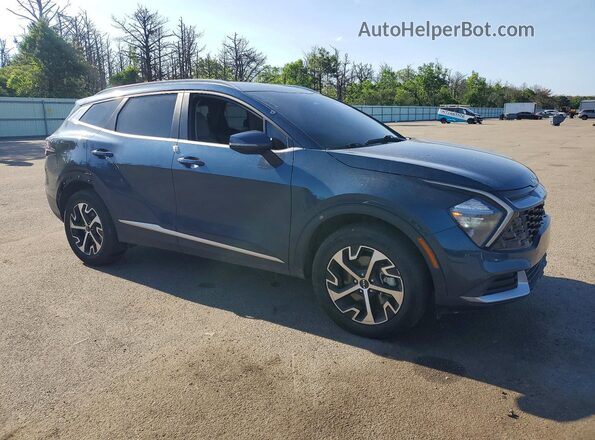 KNDPVCAGXP7106776 2023 KIA SPORTAGE Бирюзовый Передняя правая четверть
