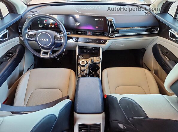 KNDPVCDG1R7142502 2024 KIA SPORTAGE Black Dashboard view