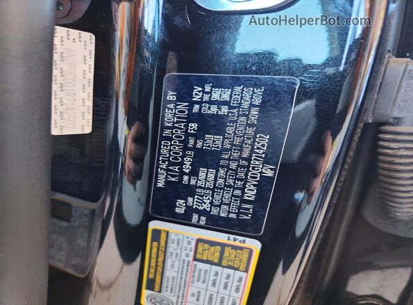 KNDPVCDG1R7142502 2024 KIA SPORTAGE Black VIN sticker view