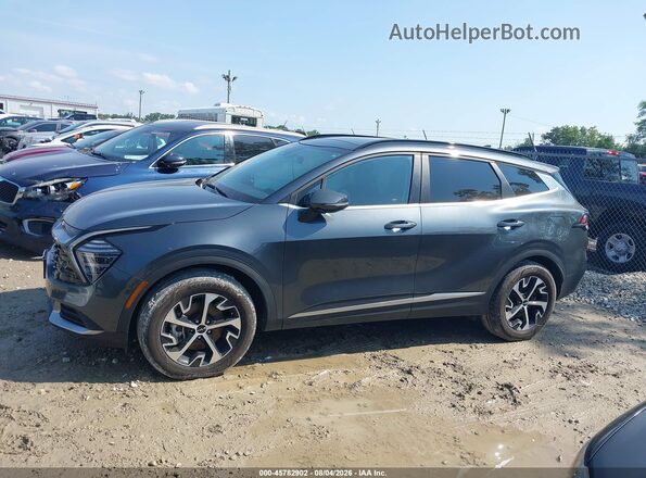 KNDPVCDG4R7128917 2024 KIA SPORTAGE HYBRID Gray Սալոնի 360 աստիճան տեսք