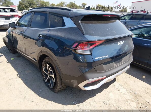 KNDPVCDG6S7217586 2025 KIA SPORTAGE HYBRID Синий Задняя левая четверть