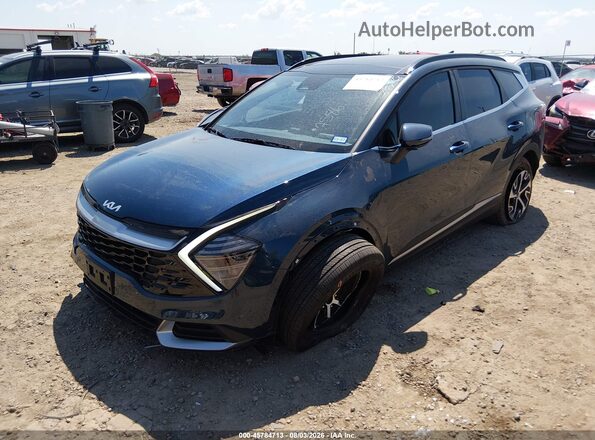 KNDPVCDG6S7217586 2025 KIA SPORTAGE HYBRID Синий Передняя левая четверть