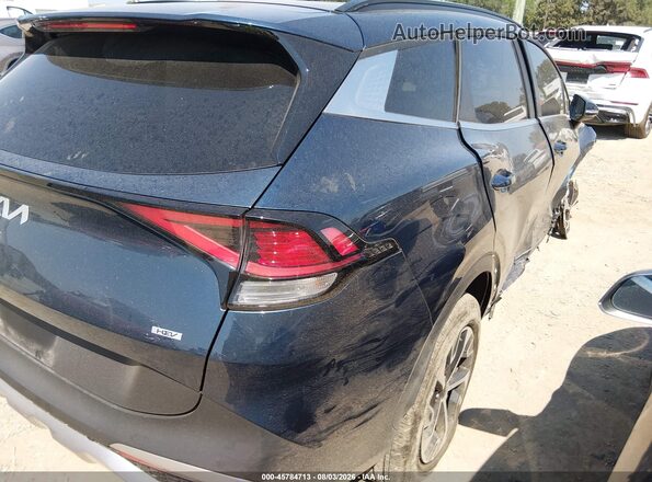 KNDPVCDG6S7217586 2025 KIA SPORTAGE HYBRID Синий Задняя правая четверть