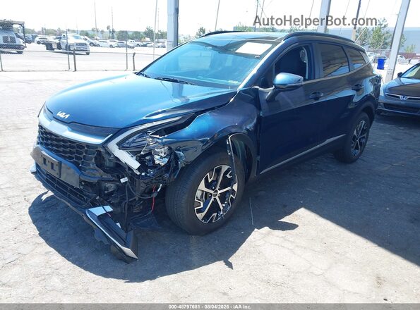 KNDPVCDG6S7239877 2025 KIA SPORTAGE HYBRID Blue Передня ліва чверть