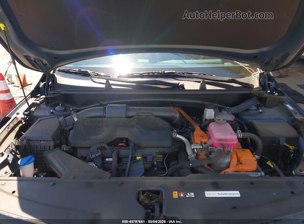 KNDPVCDG6S7239877 2025 KIA SPORTAGE HYBRID Blue Вид ззаду