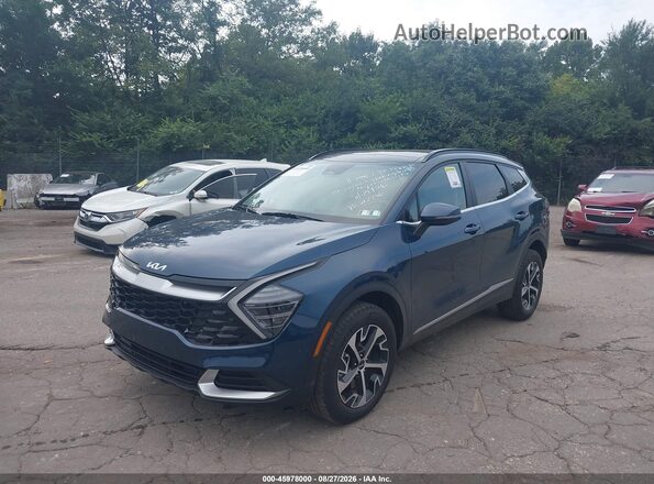 KNDPVCDG8S7214933 2025 KIA SPORTAGE HYBRID Синий Передняя левая четверть