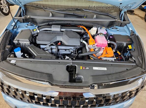 KNDPVDDG8T7396317 2026 KIA SPORTAGE Blue Engine compartment view