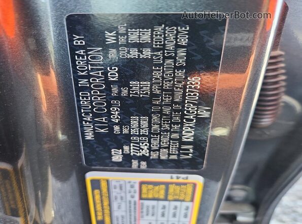 KNDPXCAG6P7037336 2023 KIA SPORTAGE Серый Вид подкапотного пространства