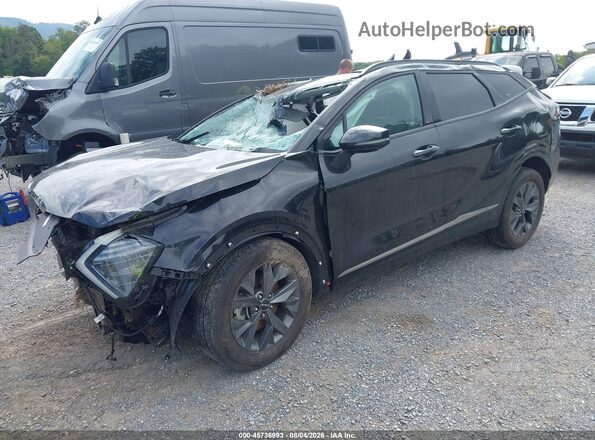 KNDPXCAG7P7021307 2023 KIA SPORTAGE HYBRID Black Vista tres cuartos delantera izquierda
