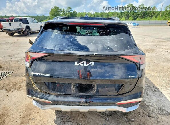 KNDPXCDG0R7168339 2024 KIA SPORTAGE Черный Вид сзади