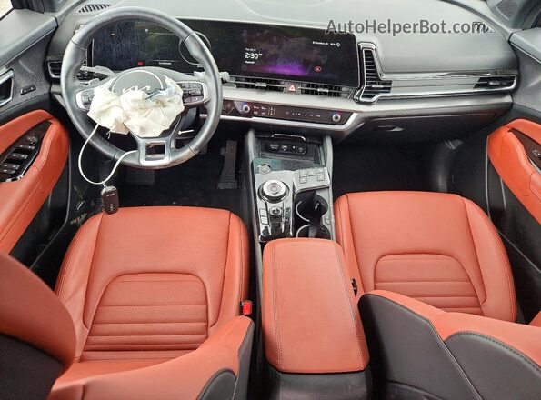 KNDPXCDG3S7177641 2025 KIA SPORTAGE Charcoal Вид панелі приладів