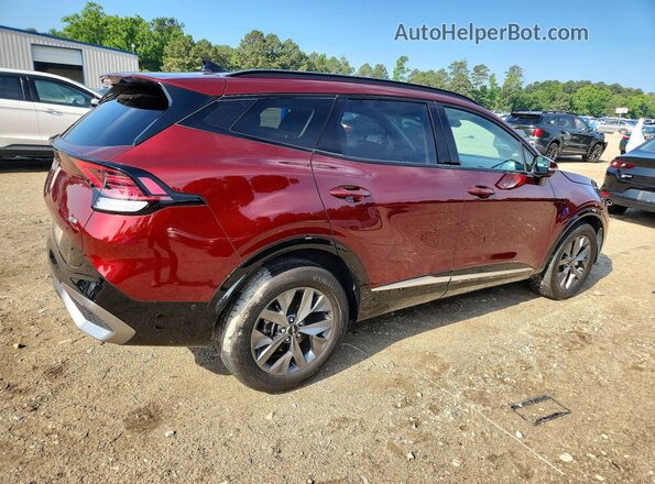KNDPXCDG5R7167767 2024 KIA SPORTAGE Burgundy Trasero derecho