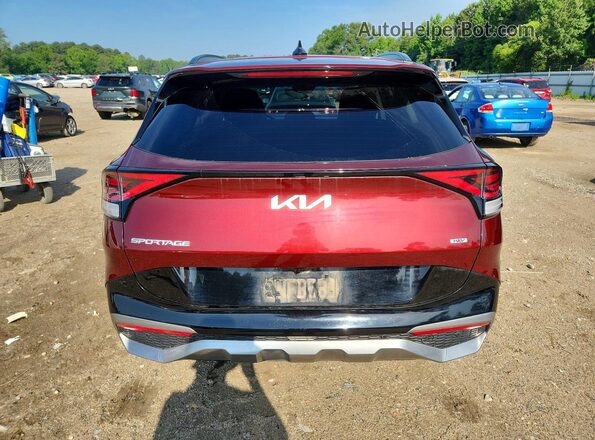 KNDPXCDG5R7167767 2024 KIA SPORTAGE Burgundy Vista trasera