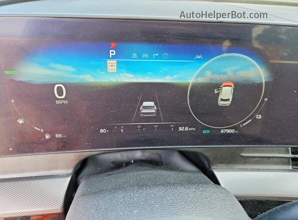 KNDPXCDG5R7167767 2024 KIA SPORTAGE Burgundy Vista del cuadro de instrumentos
