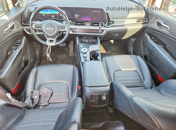 KNDPXCDG5R7167767 2024 KIA SPORTAGE Burgundy Vista del salpicadero