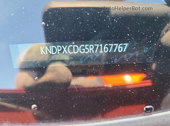 KNDPXCDG5R7167767 2024 KIA SPORTAGE Burgundy Vista interior de 360 grados