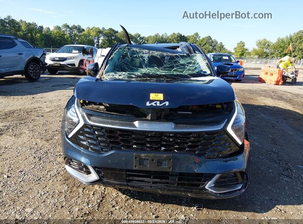 KNDPXCDG7S7177111 2025 KIA SPORTAGE HYBRID Blue Instrument cluster view
