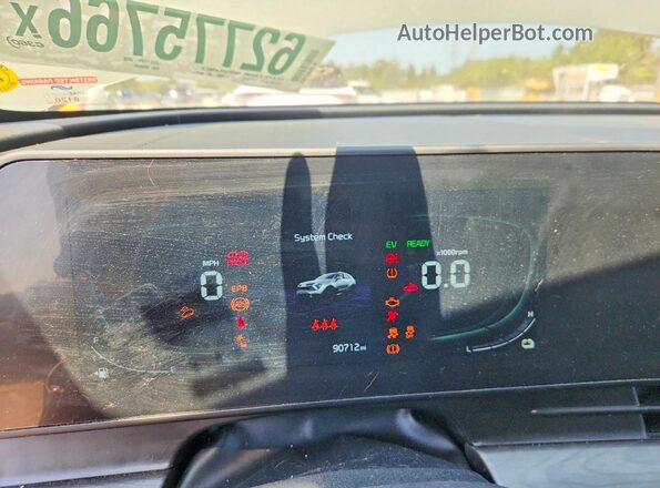 KNDPYDAH0P7099049 2023 KIA SPORTAGE Green Вид щитка приладів