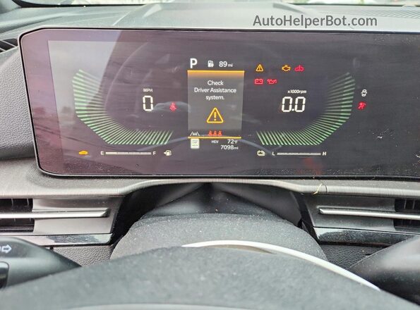 KNDPYDDH2T7340051 2026 KIA SPORTAGE Black Instrument cluster view