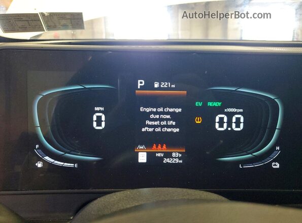 KNDPYDDH9S7190793 2025 KIA SPORTAGE White Vista del cuadro de instrumentos