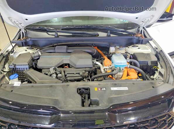 KNDPYDDH9S7190793 2025 KIA SPORTAGE White Vista del compartimento del motor