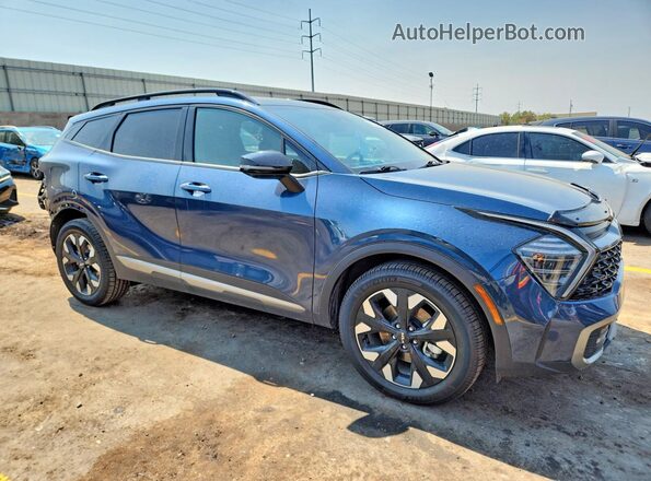 KNDPZDAH4P7065189 2023 KIA SPORTAGE Blue Delantero derecho