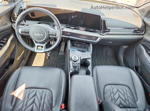 KNDPZDAH4P7065189 2023 KIA SPORTAGE Blue Vista del salpicadero