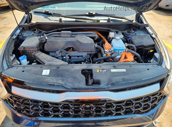 KNDPZDAH4P7065189 2023 KIA SPORTAGE Blue Vista del compartimento del motor