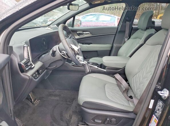 KNDPZDDH1R7171940 2024 KIA SPORTAGE Black Widok wnętrza z przodu