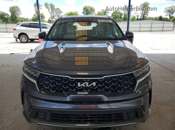KNDRG4LG1N5081247 2022 KIA SORENTO Gray წინა ხედი