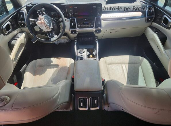KNDRG4LG2N5086263 2022 KIA SORENTO Черный Вид панели приборов