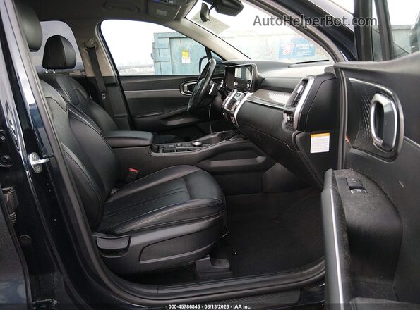 KNDRG4LG2N5120606 2022 KIA SORENTO HYBRID Black Front interior view