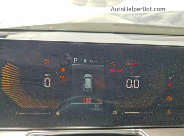KNDRH4JG5S5406090 2025 KIA SORENTO Black ხელსაწყოთა პანელის ხედი
