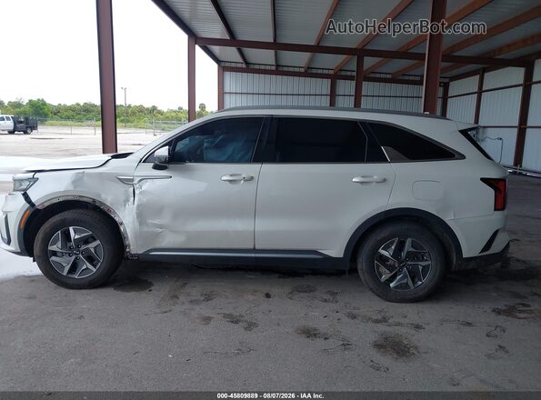 KNDRH4LG0M5045626 2021 KIA SORENTO HYBRID White სალონის 360-გრადუსიანი ხედი