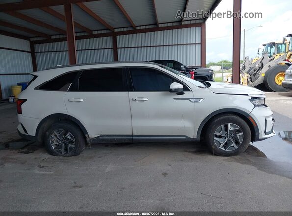 KNDRH4LG0M5045626 2021 KIA SORENTO HYBRID White უკანა სალონის ხედი