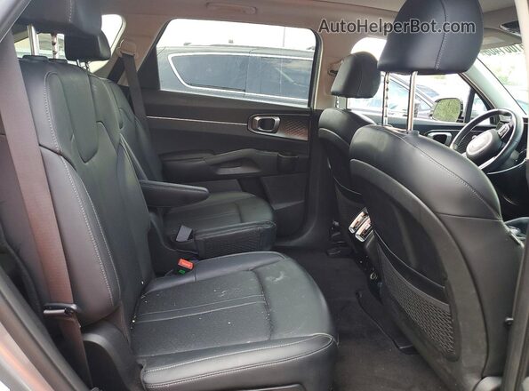 KNDRH4LG2M5045255 2021 KIA SORENTO Gray უკანა სალონის ხედი