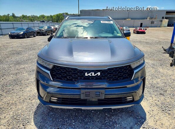 KNDRH4LG5N5085136 2022 KIA SORENTO Gray Դիմացի տեսք