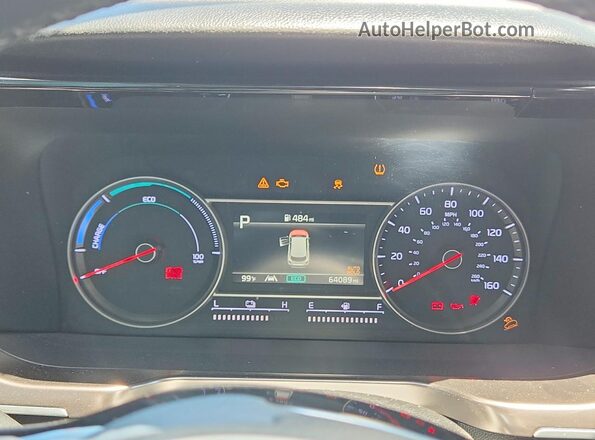KNDRH4LG7N5095666 2022 KIA SORENTO Белый Вид щитка приборов