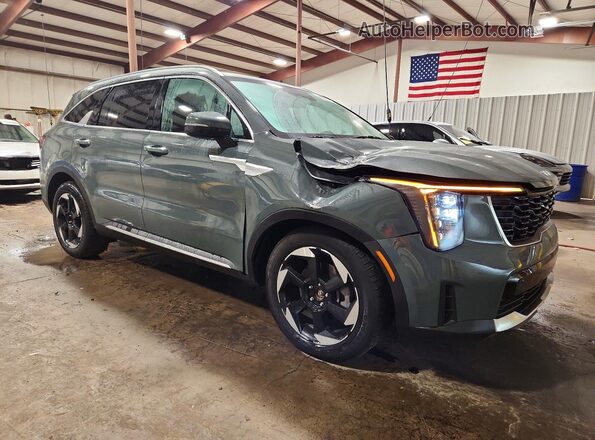 KNDRHDJG0S5314451 2025 KIA SORENTO Green Delantero derecho