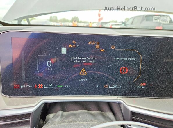KNDRHDJG1T5480186 2026 KIA SORENTO Gray Вид щитка приладів