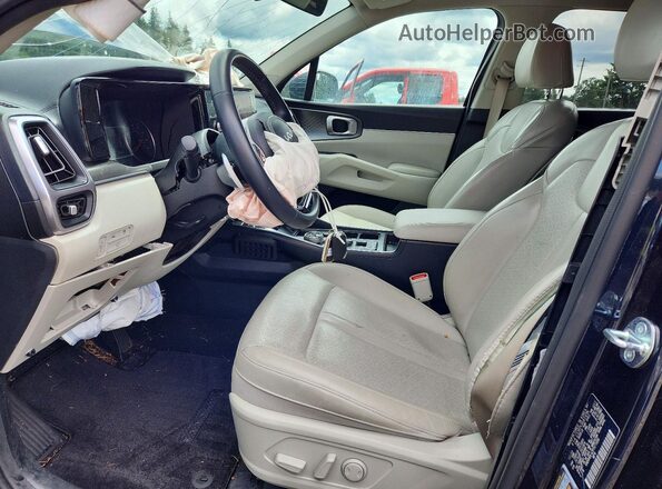 KNDRHDLG2P5175816 2023 KIA SORENTO Blue Vista interior delantera