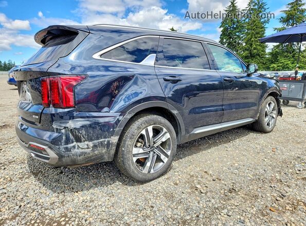 KNDRHDLG2P5175816 2023 KIA SORENTO Blue Trasero derecho