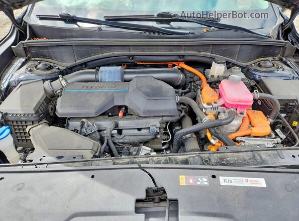 KNDRHDLG2P5175816 2023 KIA SORENTO Blue Vista del compartimento del motor