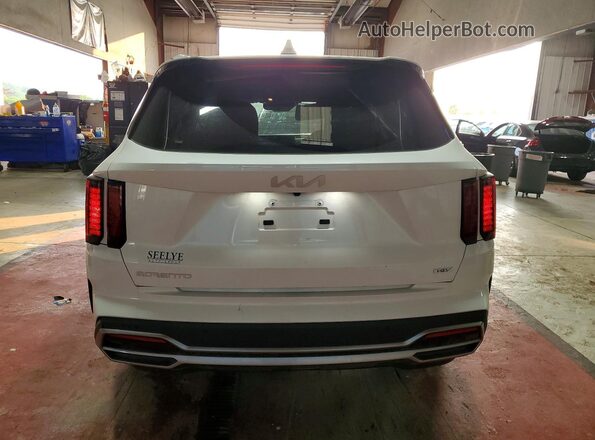 KNDRHDLG2P5221239 2023 KIA SORENTO White Հետևի տեսք