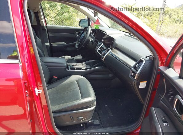 KNDRHDLG5P5180914 2023 KIA SORENTO HYBRID Red Front interior view