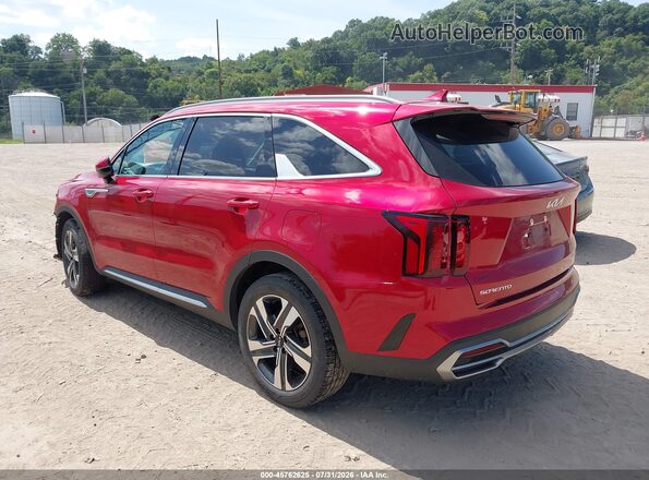 KNDRHDLG5P5180914 2023 KIA SORENTO HYBRID Red Rear left