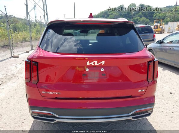 KNDRHDLG5P5180914 2023 KIA SORENTO HYBRID Red 