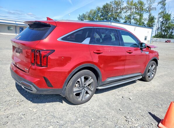 KNDRHDLG7P5200998 2023 KIA SORENTO Red Trasero derecho