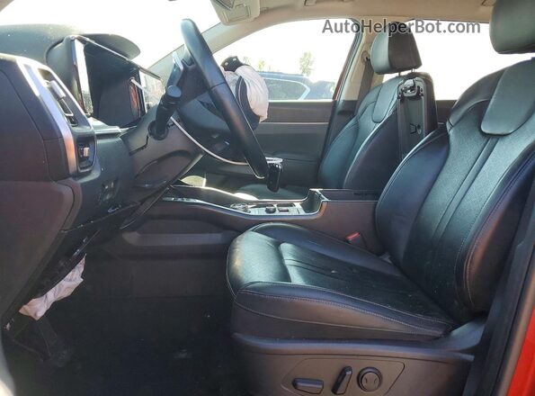 KNDRHDLG7P5200998 2023 KIA SORENTO Red Vista interior delantera